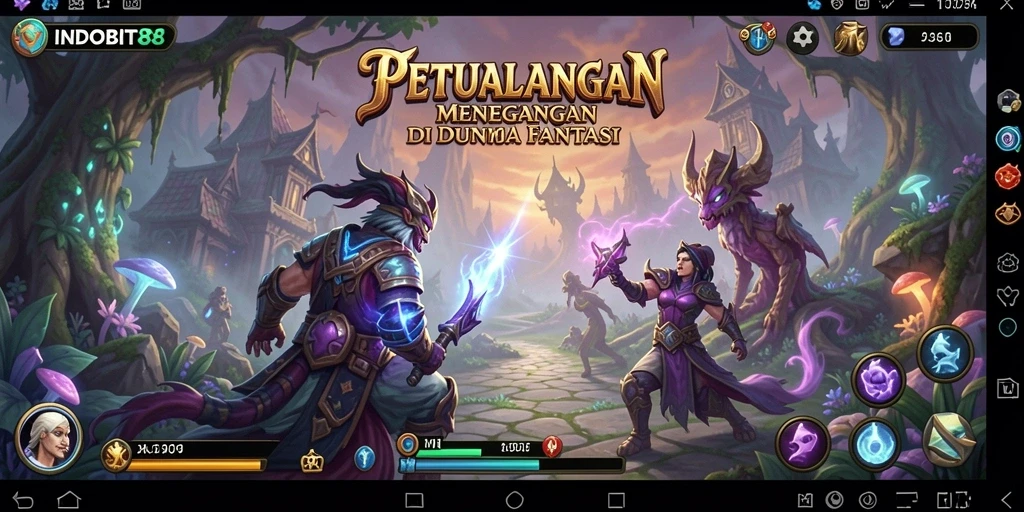 Tangkapan layar gameplay <strong>INDOBIT88</strong> menampilkan aksi petualangan yang seru dan menegangkan.