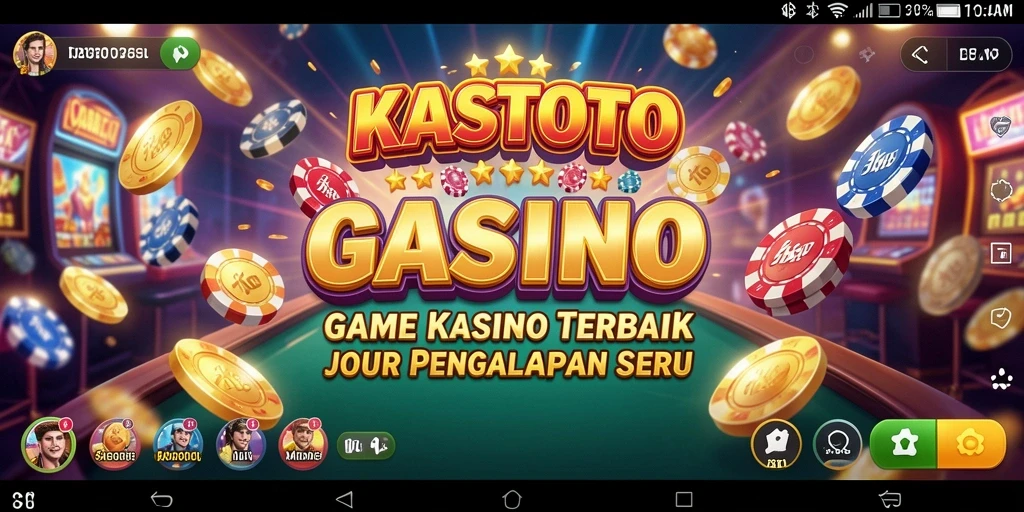 Tampilan gameplay menarik dari KASTOTO yang menunjukkan keseruan bermain kasino.