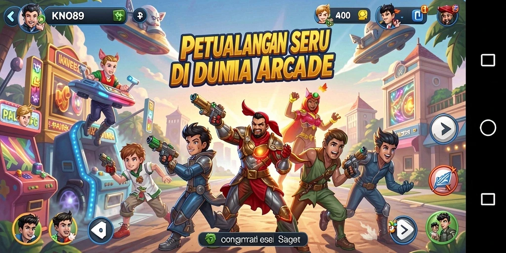 Gameplay KNO89 yang seru dan penuh tantangan dalam dunia arcade.