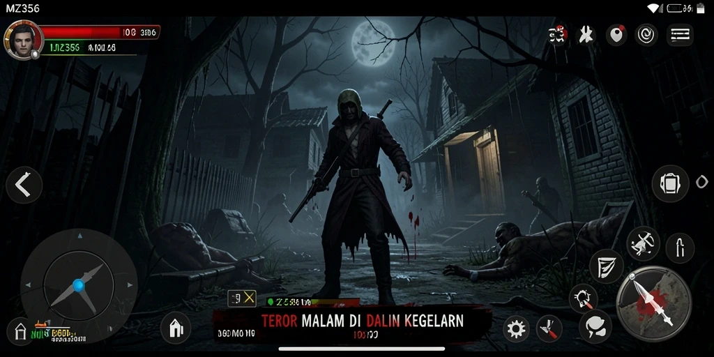 Gameplay MZ356 yang menakutkan dan penuh ketegangan.