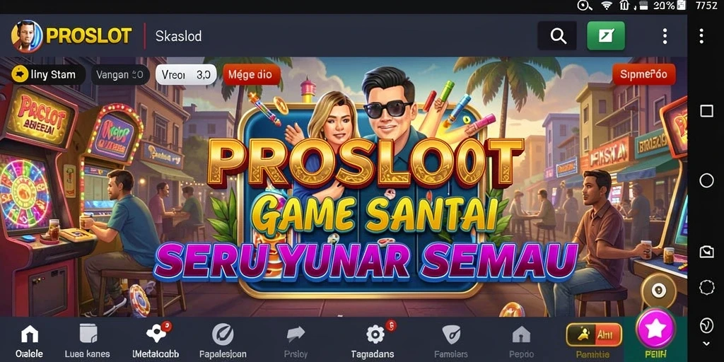 Tampilan permainan PROSLOT yang menghibur dan menarik.