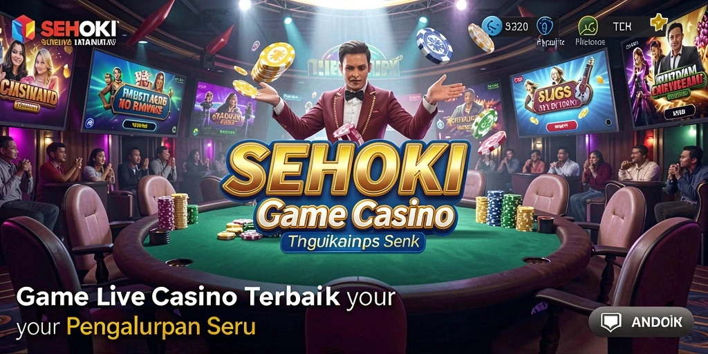Tampilan permainan Live Casino yang menarik dan interaktif di SEHOKI.