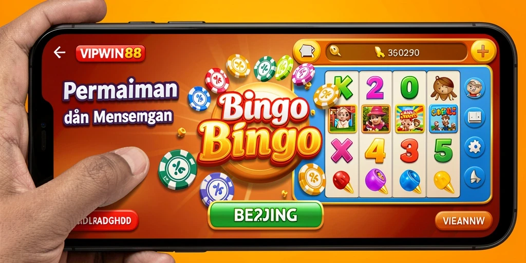 Tampilan screenshot gameplay Bingo VIPWIN88 yang menegangkan.